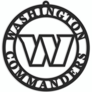 Washington Commanders Sign Door Hanger 16 Inch - Fan Creations