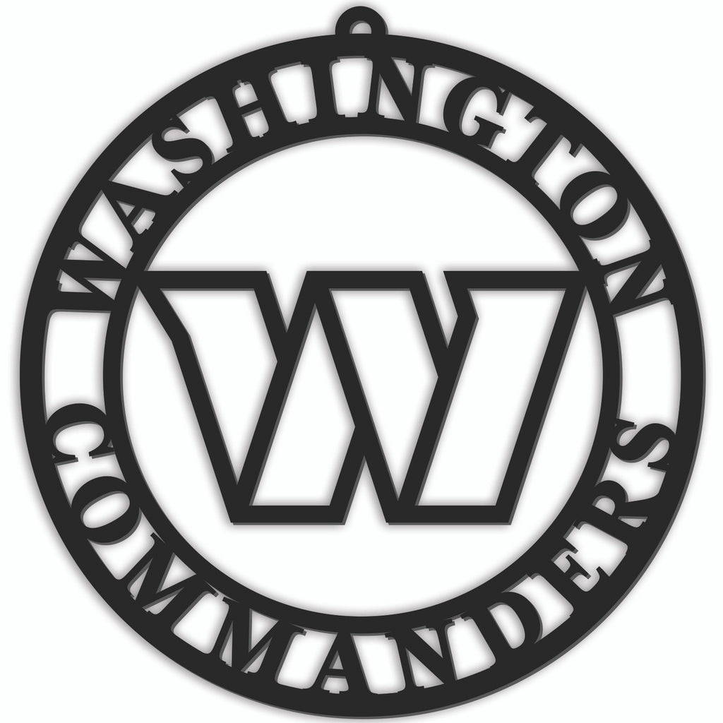Washington Commanders Sign Door Hanger 16 Inch - Fan Creations