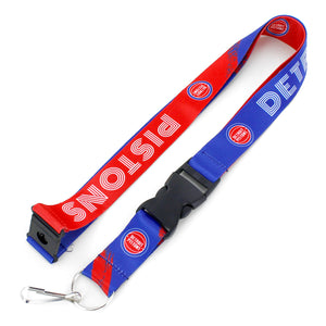 Detroit Pistons Lanyard Crossfade Design - Special Order - Aminco