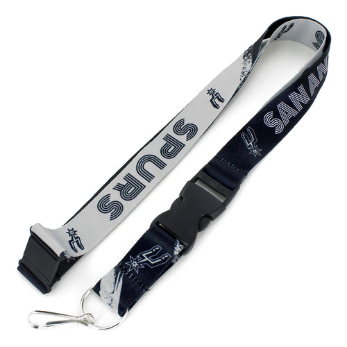 San Antonio Spurs Lanyard Crossfade Design - Special Order - Aminco