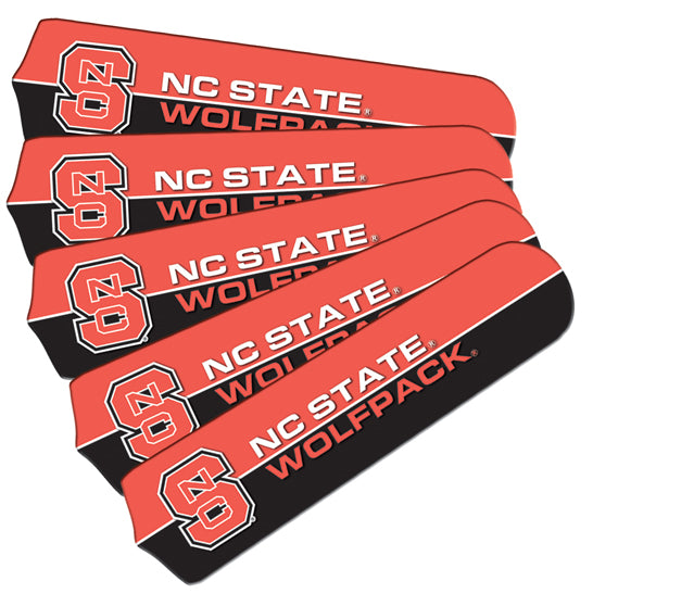 NORTH CAROLINA STATE FAN BLADE SET RED/BLACK - NCSFBL100-42