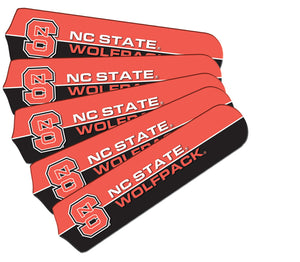 NORTH CAROLINA STATE FAN BLADE SET RED/BLACK - NCSFBL100-52