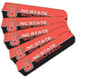 NORTH CAROLINA STATE FAN BLADE SET RED/BLACK - NCSFBL100-52