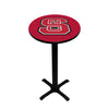 NORTH CAROLINA STATE PEDESTAL PUB TABLE RED - NCSPTB111