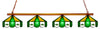 NORTH DAKOTA STATE 4-LIGHT GAME TABLE LIGHT - NDS-480GL