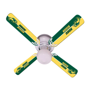 NORTH DAKOTA STATE CEILING FAN - 42'' GREEN/BLACK - NDSFAN100-42