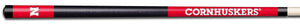 NEBRASKA COLOR ENGRAVED BILLIARD CUE WHITE / RED - NEBBCE931