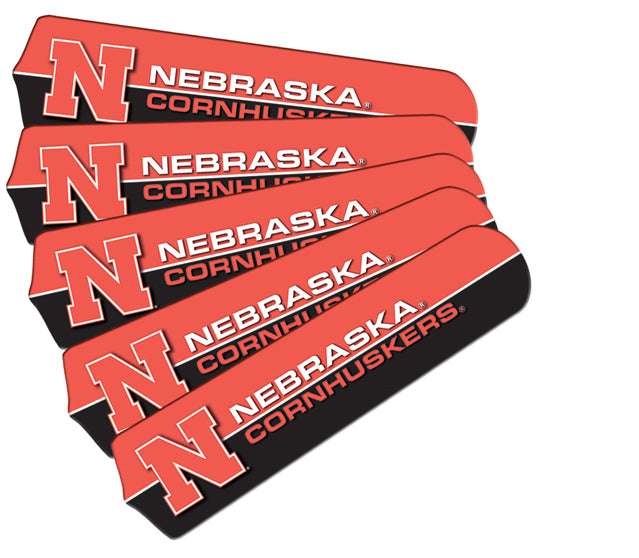 NEBRASKA FAN BLADE SET RED/BLACK - NEBFBL100-42