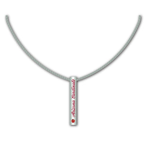 Arizona Cardinals Necklace Silver Bar - Mojo Licensing