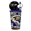 Baltimore Ravens Helmet Cup 32oz Plastic with Straw - Mojo Licensing