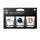 Denver Broncos Shot Glass Set 3 Pack - Mojo Licensing