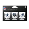 Dallas Cowboys Shot Glass Set 3 Pack - Mojo Licensing