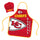 Kansas City Chiefs Chef Hat and Apron Set - 1
