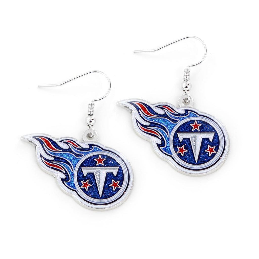 Tennessee Titans Earrings Glitter Dazzle - Aminco