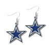 Dallas Cowboys Earrings Glitter Dazzle - Aminco