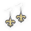 New Orleans Saints Earrings Glitter Dazzle - Aminco