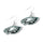 Philadelphia Eagles Earrings Glitter Dazzle - Aminco