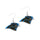 Carolina Panthers Earrings Glitter Dazzle - Aminco