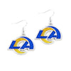 Los Angeles Rams Earrings Glitter Dazzle - Aminco