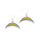 Los Angeles Chargers Earrings Glitter Dazzle - Aminco