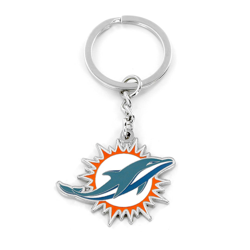 Miami Dolphins Keychain Logo - Aminco