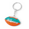 Miami Dolphins Keychain Football Glitter - Aminco