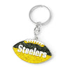Pittsburgh Steelers Keychain Football Glitter - Aminco