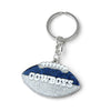 Dallas Cowboys Keychain Football Glitter - Aminco