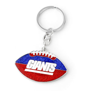 New York Giants Keychain Football Glitter - Aminco