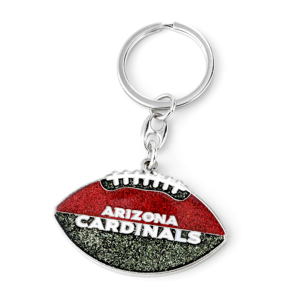 Arizona Cardinals Keychain Football Glitter - Aminco