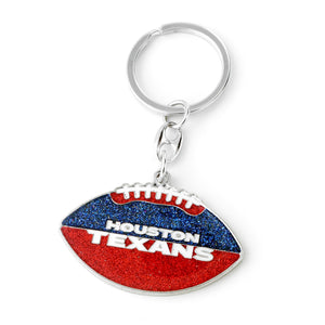 Houston Texans Keychain Football Glitter - Aminco