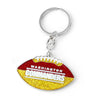 Washington Commanders Keychain Football Glitter - Aminco