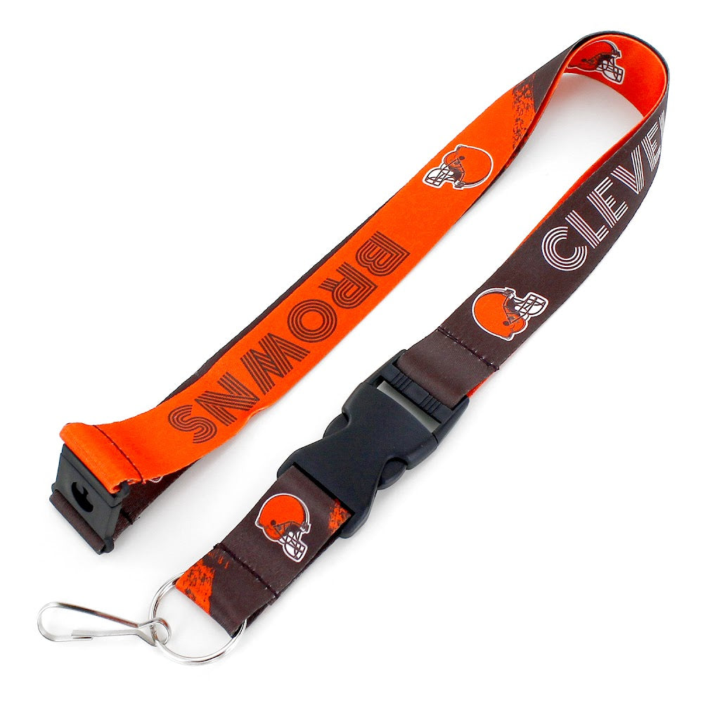 Cleveland Browns Lanyard Crossfade Design - Aminco