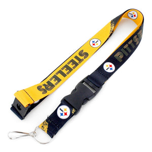 Pittsburgh Steelers Lanyard Crossfade Design - Aminco