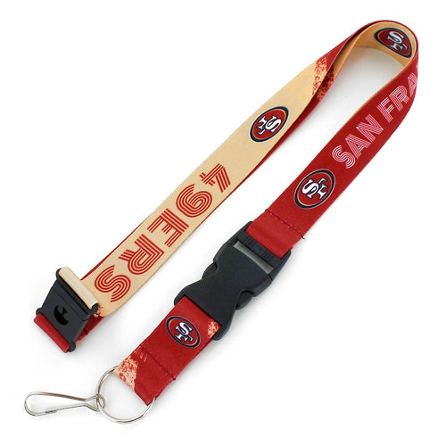 San Francisco 49ers Lanyard Crossfade Design - Aminco