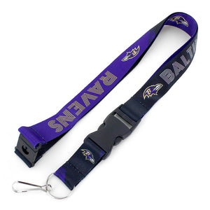 Baltimore Ravens Lanyard Crossfade Design - Aminco