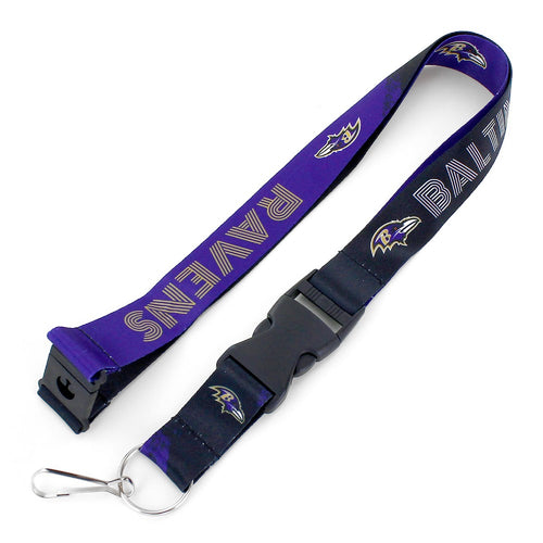 Baltimore Ravens Lanyard Crossfade Design - Aminco