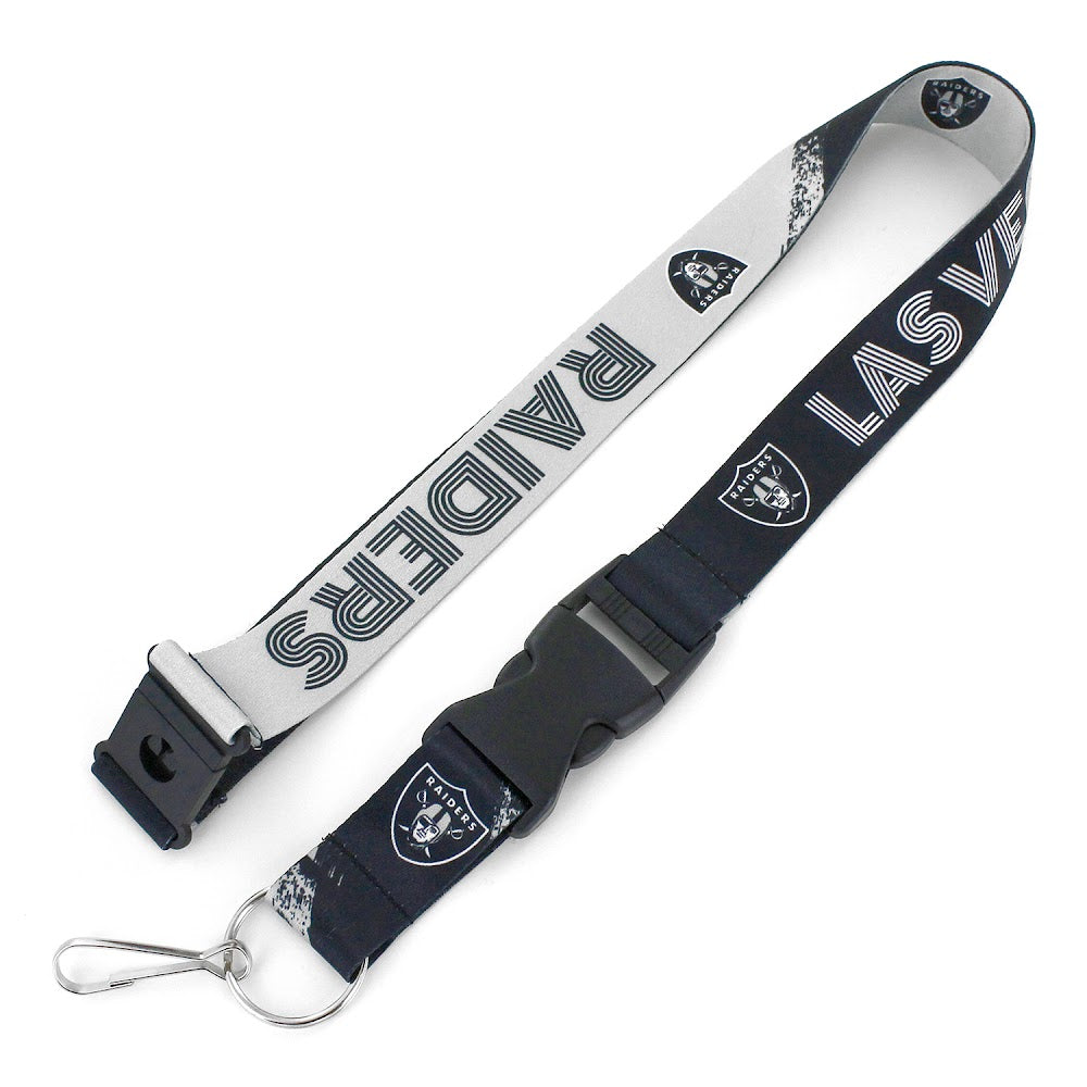 Las Vegas Raiders Lanyard Crossfade Design - Aminco