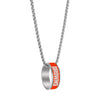 Cleveland Browns Necklace Fashion Ring Pendant Silver - Aminco