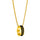 New Orleans Saints Necklace Fashion Ring Pendant Gold - Aminco