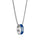 New York Giants Necklace Fashion Ring Pendant Silver - Aminco