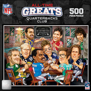 NFL Quarterbacks Club Puzzle 500 Piece All-Time Greats - Masterpieces Puzzle Company