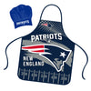 New England Patriots Chef Hat and Apron Set - Mojo Licensing