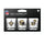New Orleans Saints Shot Glass Set 3 Pack - Mojo Licensing