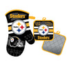 Pittsburgh Steelers Oven Mitt and Pot Holder Set - Mojo Licensing