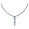 Seattle Seahawks Necklace Silver Bar - Mojo Licensing