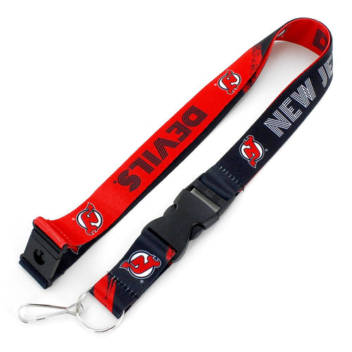 New Jersey Devils Lanyard Crossfade Design - Special Order - Aminco