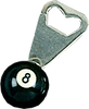 Action NI8BBO 8-Ball Bottle Opener Novelty Items