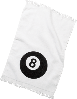 Action NI8BT 8-Ball Towel Novelty Items