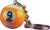 Action NI9BK1 9 Ball Key Chain Novelty Items